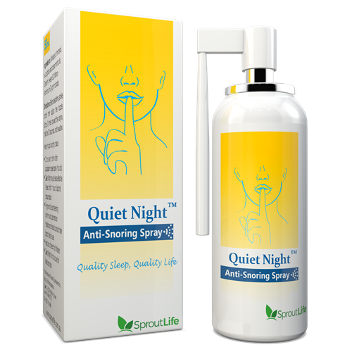 Quiet Night Anti Snoring Spray Essential Oil, Taste good stop snore 